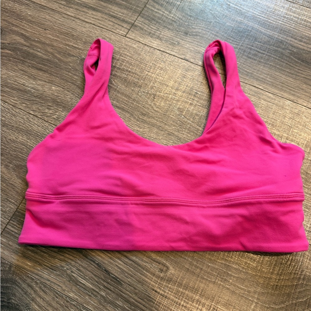 lululemon athletica Vibrant Pink Sports Bra